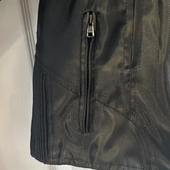 Screaming Eagle by Harley Davidson Women’s Black Biker Jacket, Leather Accents - Picture 11 of 17